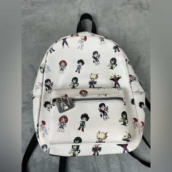 MY HERO ACADEMIA All Over Character Pattern Anime Small / Mini Backpack School - Picture 2 of 10